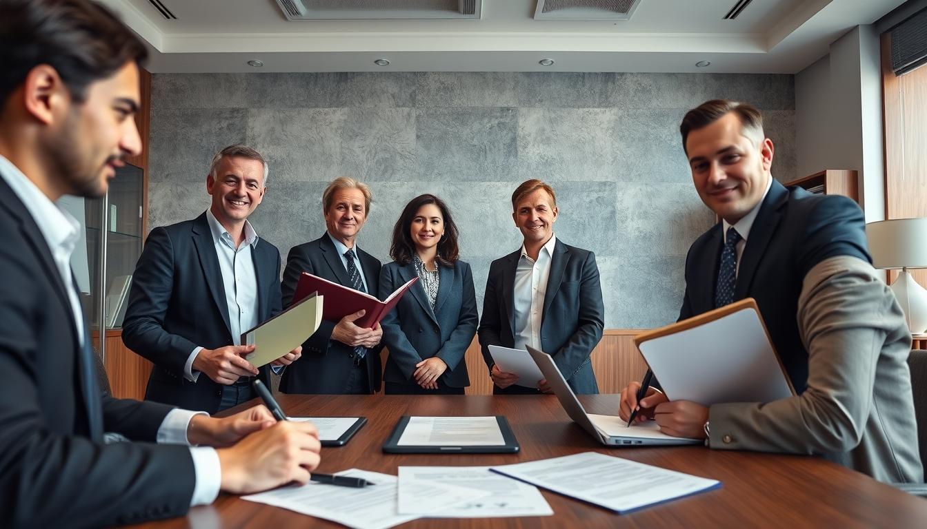 Real estate ownership transfer documents and closing confirmation